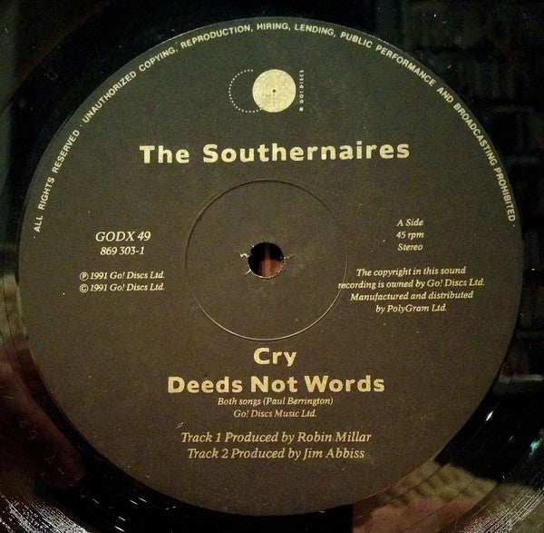 The Southernaires : Cry (12")