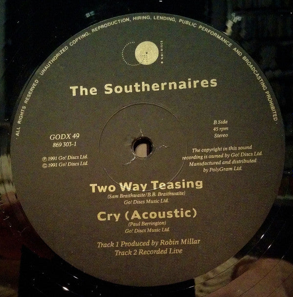 The Southernaires : Cry (12")