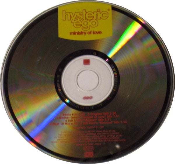 Hysteric Ego : Ministry Of Love (CD, Maxi)