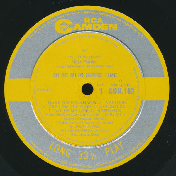 Jule Styne Featuring The Piano Artistry Of Eddie Heywood : Do Re Mi In Dance Time (LP, Mono)