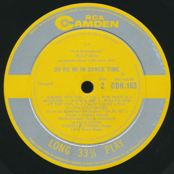 Jule Styne Featuring The Piano Artistry Of Eddie Heywood : Do Re Mi In Dance Time (LP, Mono)