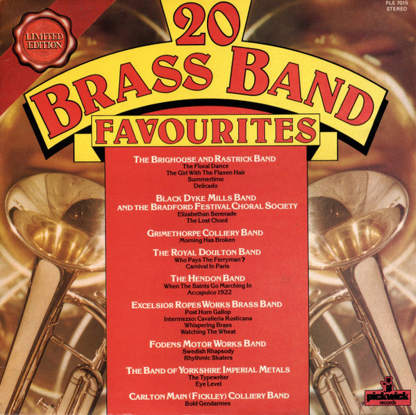 Various : 20 Brass Band Favourites (LP, Comp, Ltd)