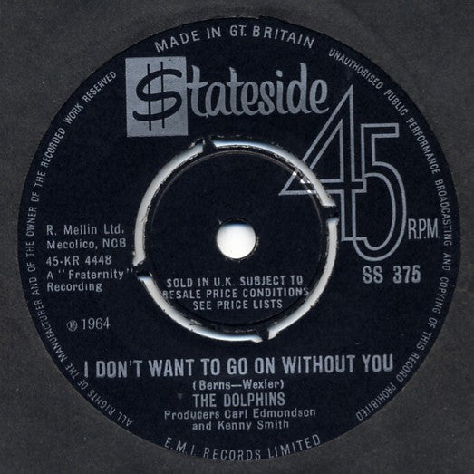 The Dolphins (4) : Hey-Da-Da-Dow (7", Single)