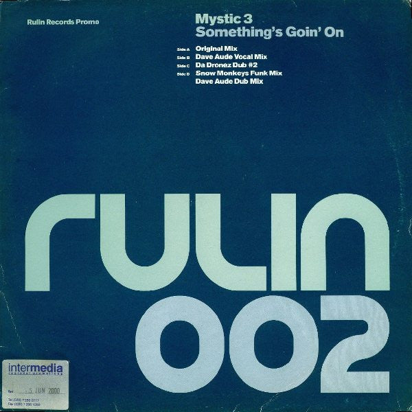 Mystic 3 : Something's Goin' On (2x12", Promo)