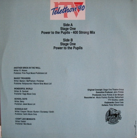 Stage One (3) : Power To The Pupils (7")