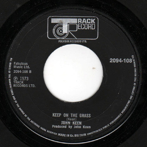 John "Speedy" Keen : Let Us In / Keep On The Grass (7")