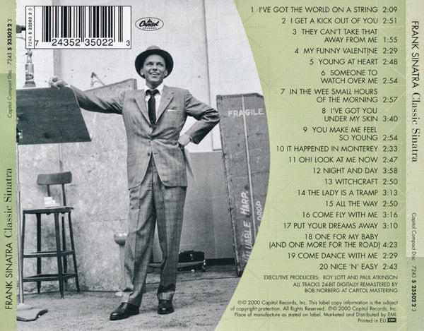 Frank Sinatra : Classic Sinatra - His Great Performances 1953-1960 (CD, Comp, Mono, RM)