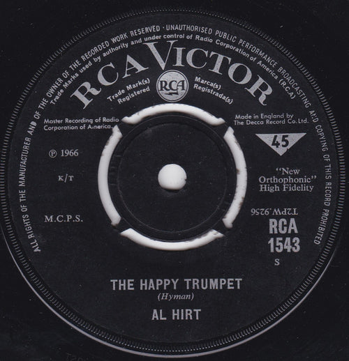 Al Hirt : The Happy Trumpet (7", Single)