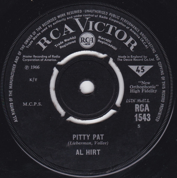 Al Hirt : The Happy Trumpet (7", Single)