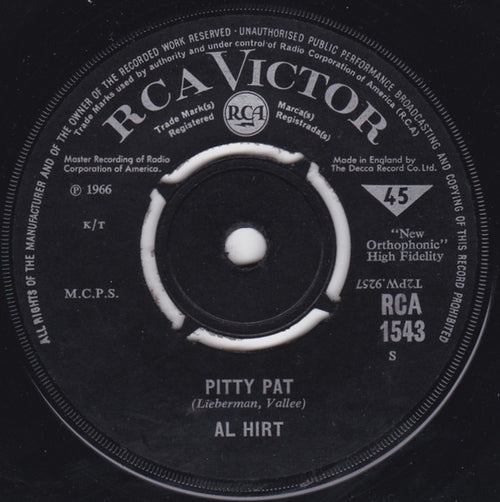 Al Hirt : The Happy Trumpet (7", Single)