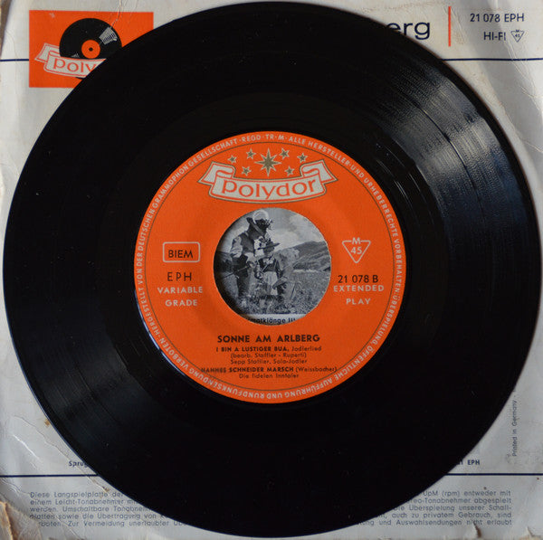 Various : Sonne Am Arlberg (7", EP)