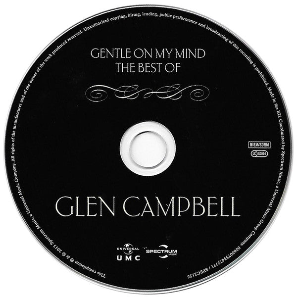 Glen Campbell : Gentle On My Mind: The Best Of Glen Campbell (CD, Comp)