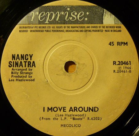 Nancy Sinatra : How Does That Grab You, Darlin'? / I Move Around (7", Single, Sol)