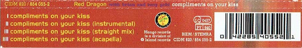 Red Dragon With Brian & Tony Gold : Compliments On Your Kiss (CD, Maxi)
