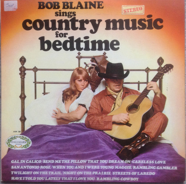 Bob Blaine : Country Music For Bedtime (LP, Album)