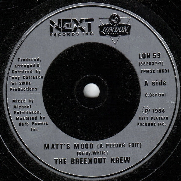 The Breekout Krew : Matt's Mood (7", Single)