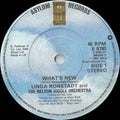 Linda Ronstadt & Nelson Riddle And His Orchestra : What's New (7")