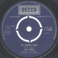 Tom Jones : I'm Coming Home (7", Single)