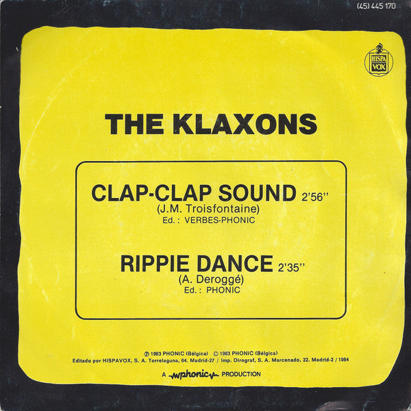 The Klaxons : Clap-Clap Sound (7", Single)