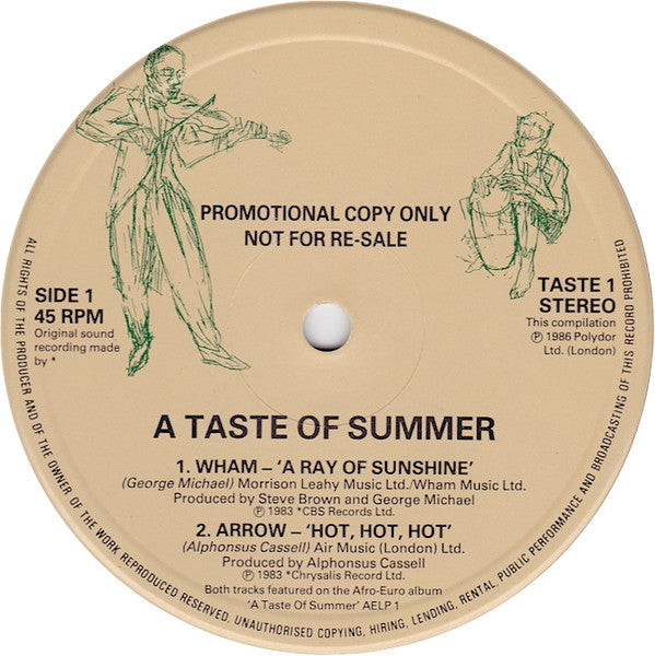 Various : A Taste Of Summer (12", Comp, Promo)