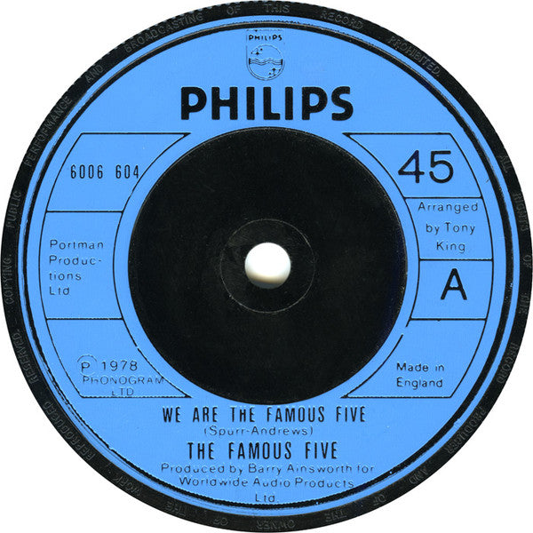 The Famous 5* : We Are The Famous Five / Together Again (7")