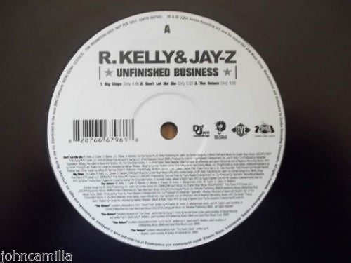 R. Kelly & Jay-Z : Unfinished Business (12", Promo)