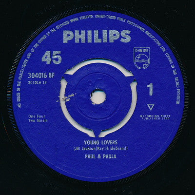 Paul & Paula : Young Lovers (7", Single)