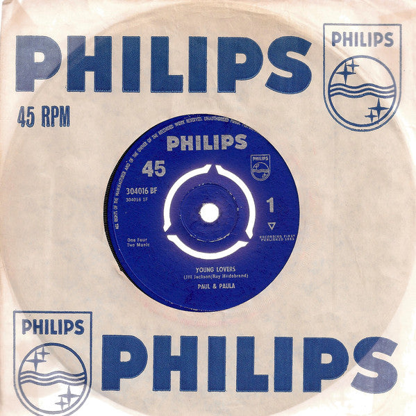 Paul & Paula : Young Lovers (7", Single)