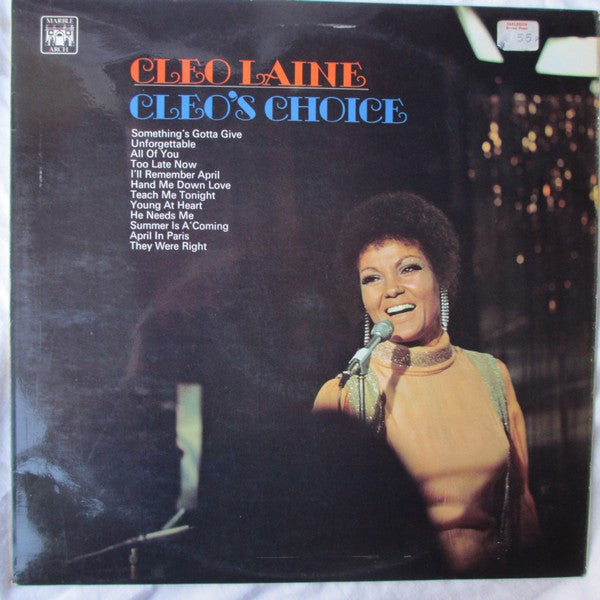 Cleo Laine : Cleo's Choice (LP, Mono)