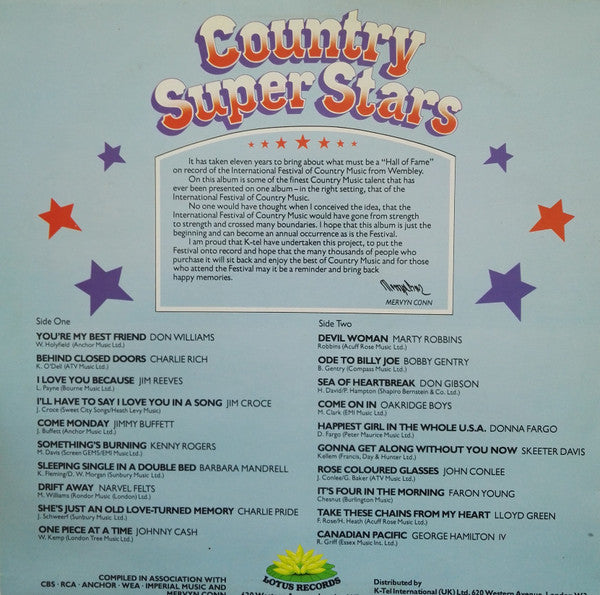 Various : Country Super Stars  (LP, Comp)