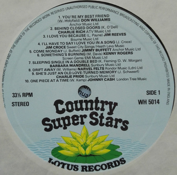 Various : Country Super Stars  (LP, Comp)