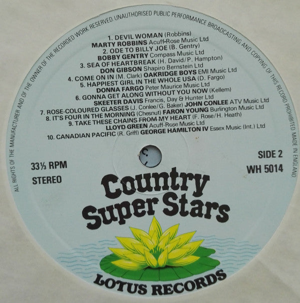 Various : Country Super Stars  (LP, Comp)