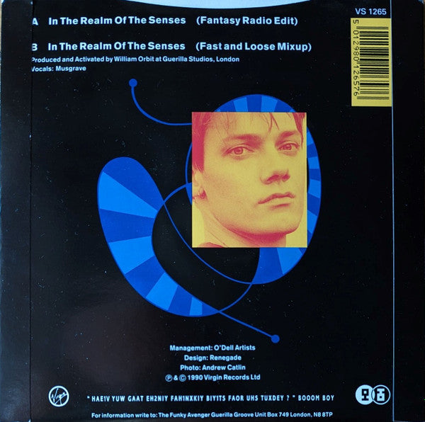 Bassomatic : In The Realm Of The Senses (7", Single)