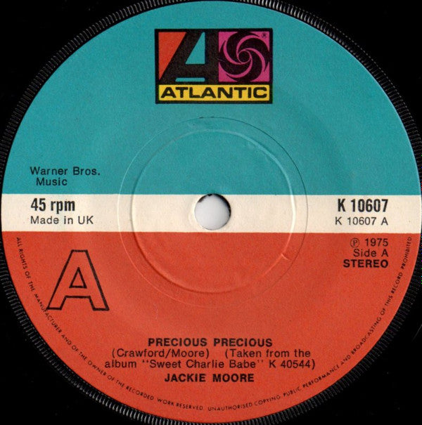 Jackie Moore : Precious Precious / Willpower (7", RE)