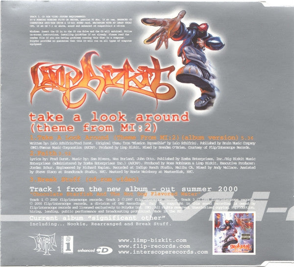 Limp Bizkit : Take A Look Around (Theme From MI : 2) (CD, Single, Enh, CD1)