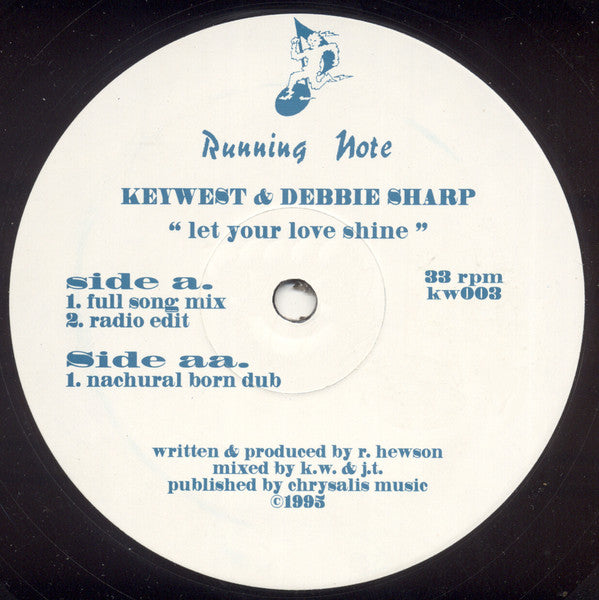 Key West & Debbie Sharp : Let Your Love Shine (12")