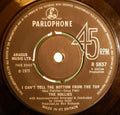The Hollies : I Can't Tell The Bottom From The Top (7", Pus)