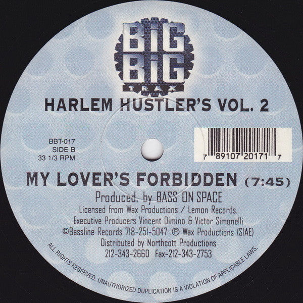Harlem Hustlers : Vol. 2 (12")