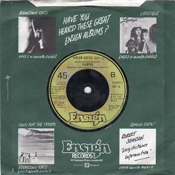 Shampoo (3) : Harlem Hustle (7")