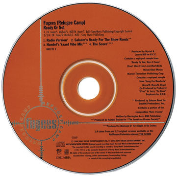 Fugees : Ready Or Not (CD, Single)