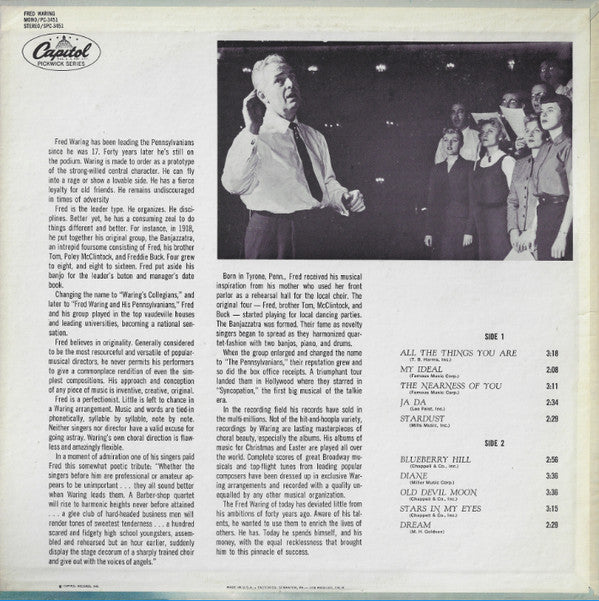 Fred Waring & The Pennsylvanians : The Romantic Sound Of Fred Waring And The Pennsylvanians (LP)