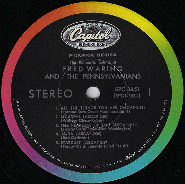Fred Waring & The Pennsylvanians : The Romantic Sound Of Fred Waring And The Pennsylvanians (LP)