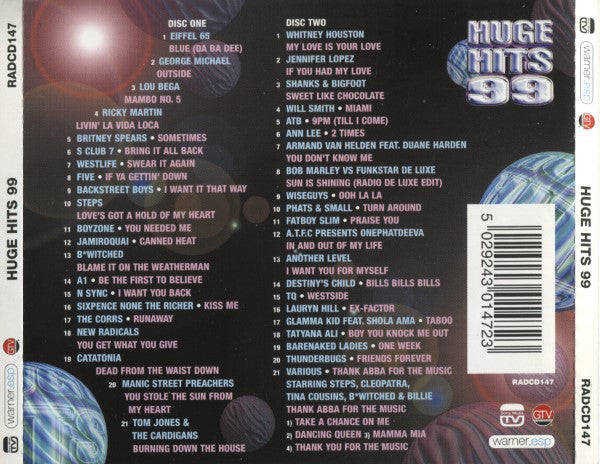 Various : Huge Hits 99 (2xCD, Comp)