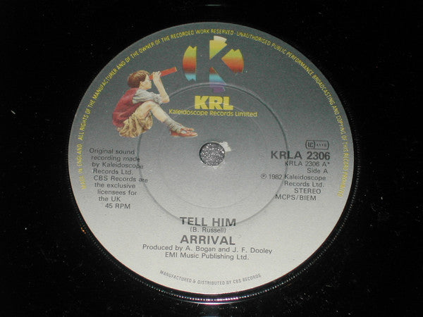 Arrival (8) : Tell Him (7")