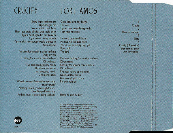 Tori Amos : Crucify (CD, Single)