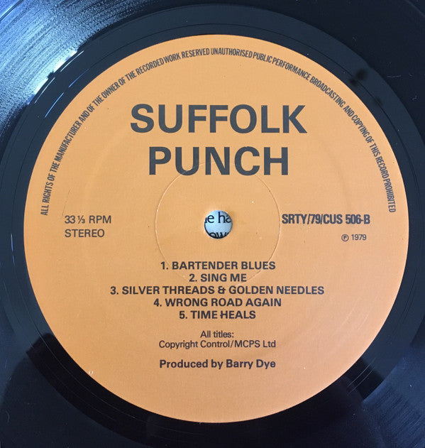 Suffolk Punch : Bartender Blues (LP, Album)