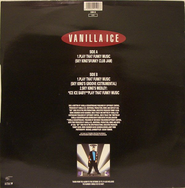 Vanilla Ice : Play That Funky Music (12", Single)