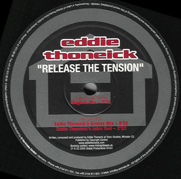 Eddie Thoneick : Release The Tension (12")