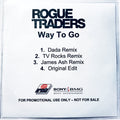 Rogue Traders : Way To Go (CDr, Single, Promo)