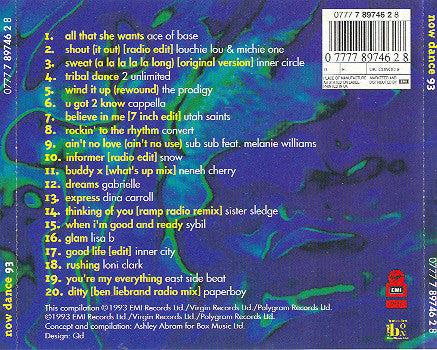 Various : Now Dance 93 (CD, Comp)